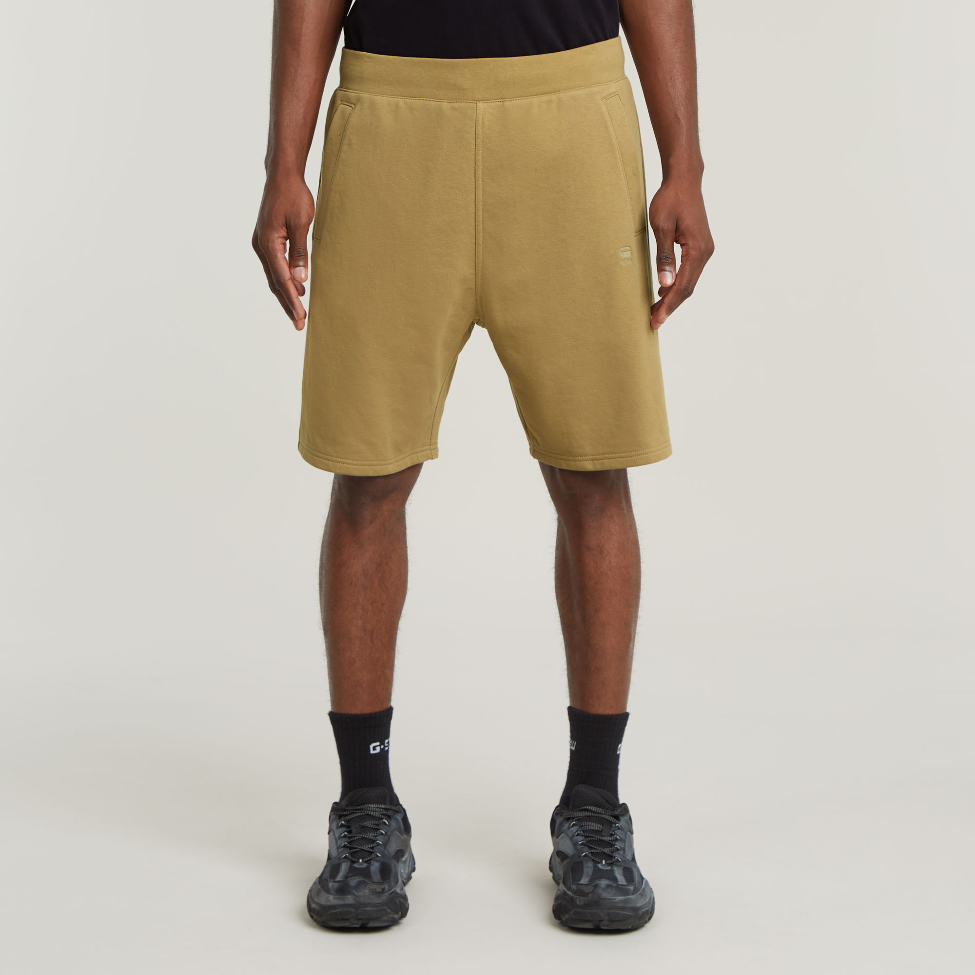 G-Star RAW Nifous Sweat Short - Beige - Heren