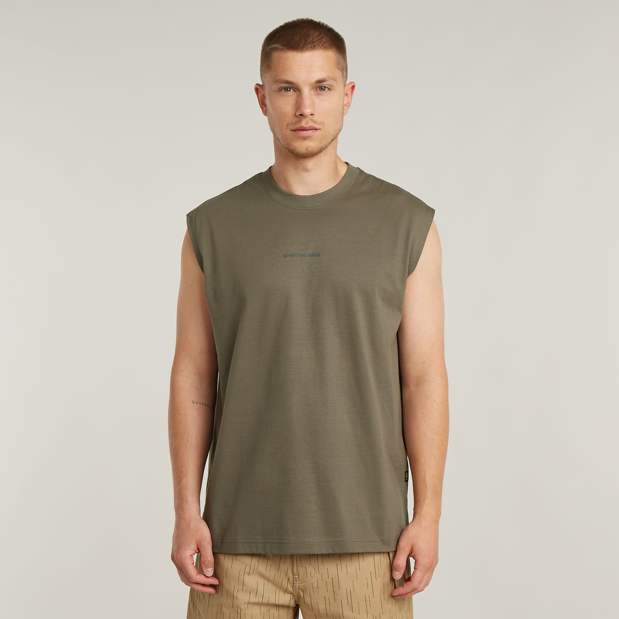 G-Star RAW Boxy T-Shirt - Bruin - Heren
