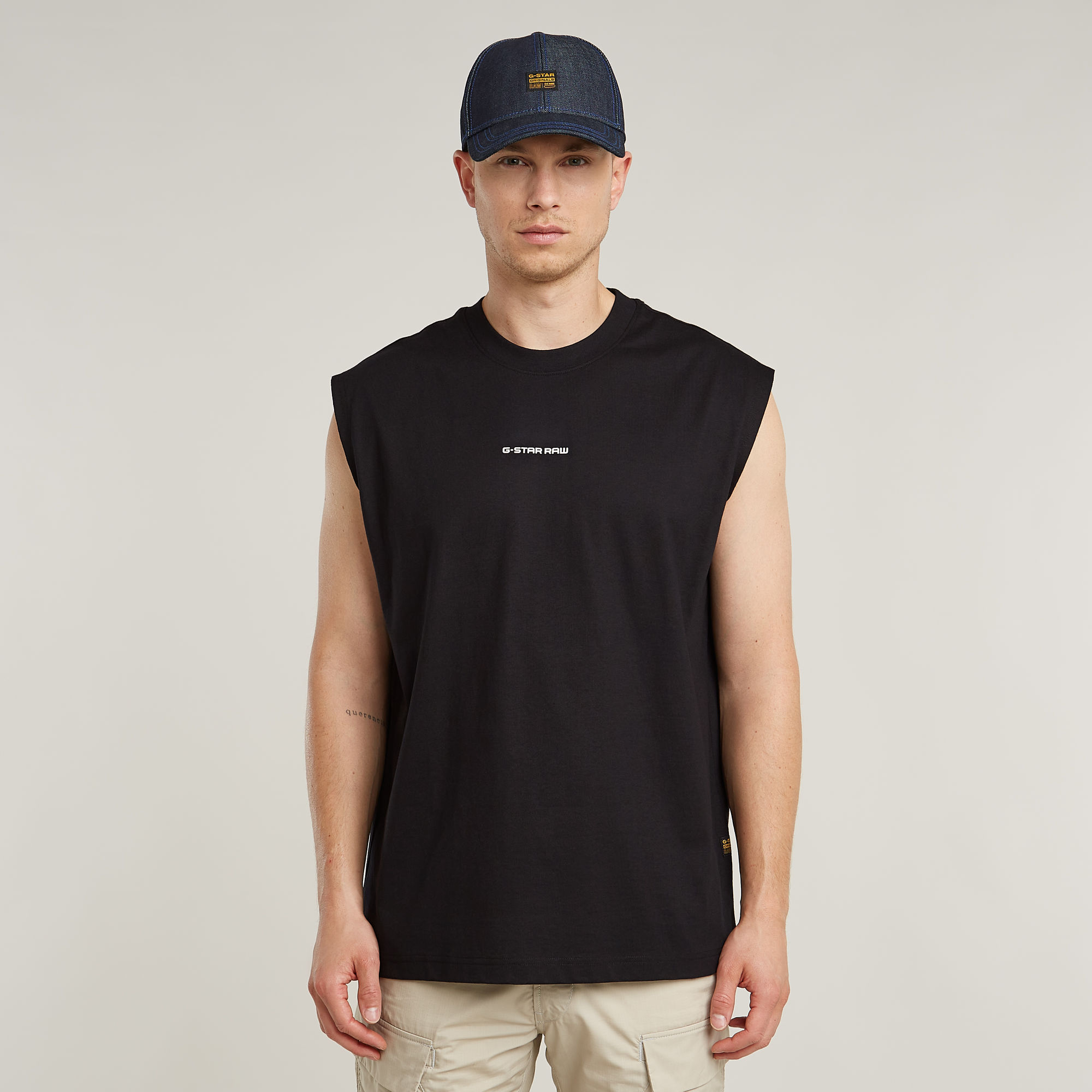 G-Star RAW Boxy T-Shirt - Zwart - Heren