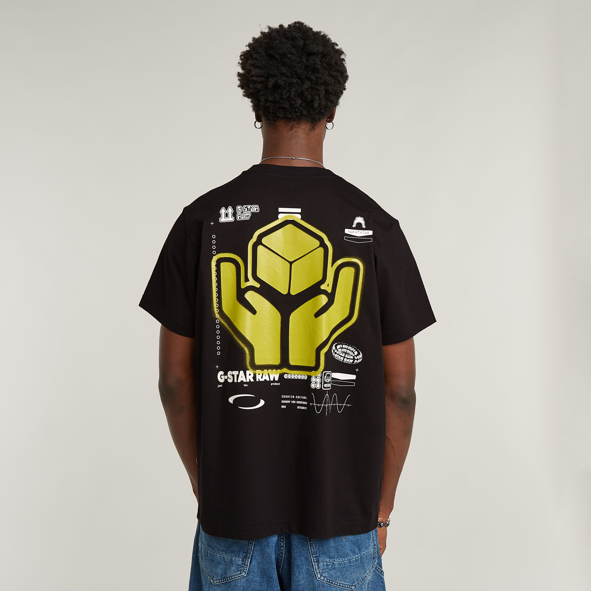 G-Star RAW Back Graphic Loose T-Shirt - Zwart - Heren