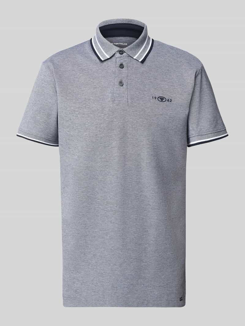 Tom Tailor Regular fit poloshirt met contraststrepen