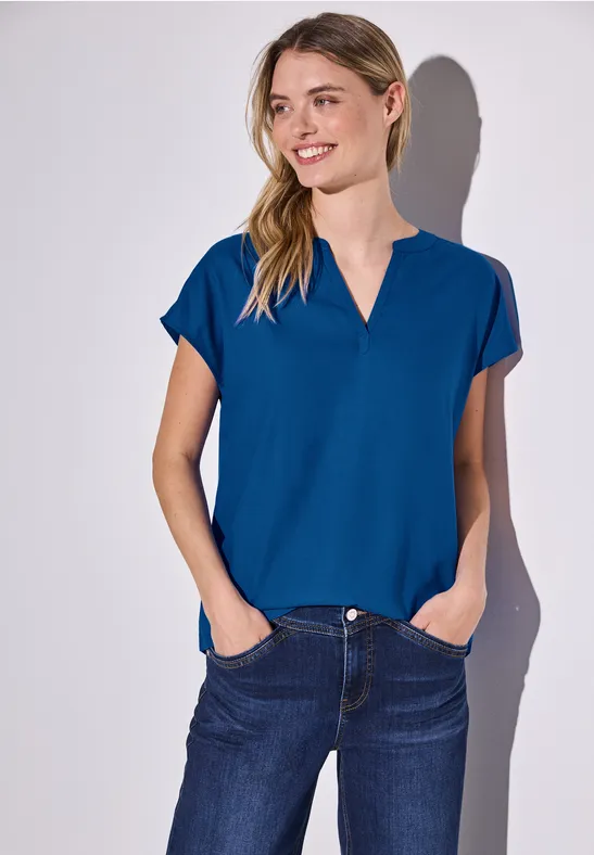 Street One Blouse in effen kleur
