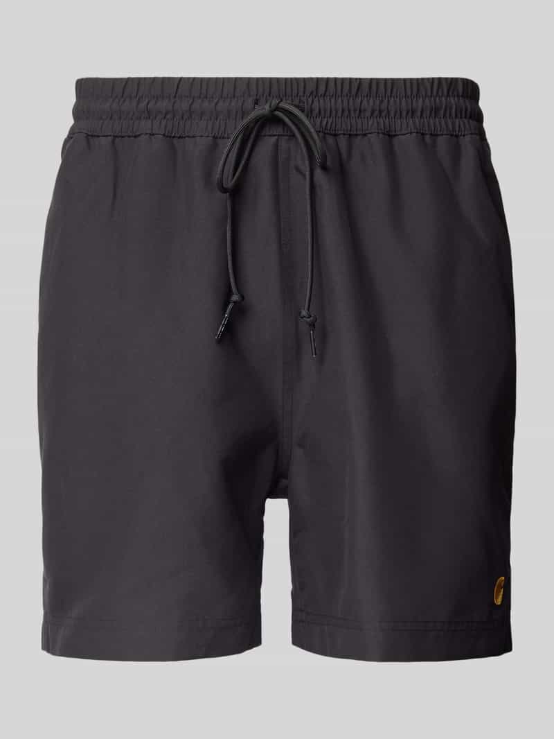 Carhartt WIP Chase Swim Shorts, Black