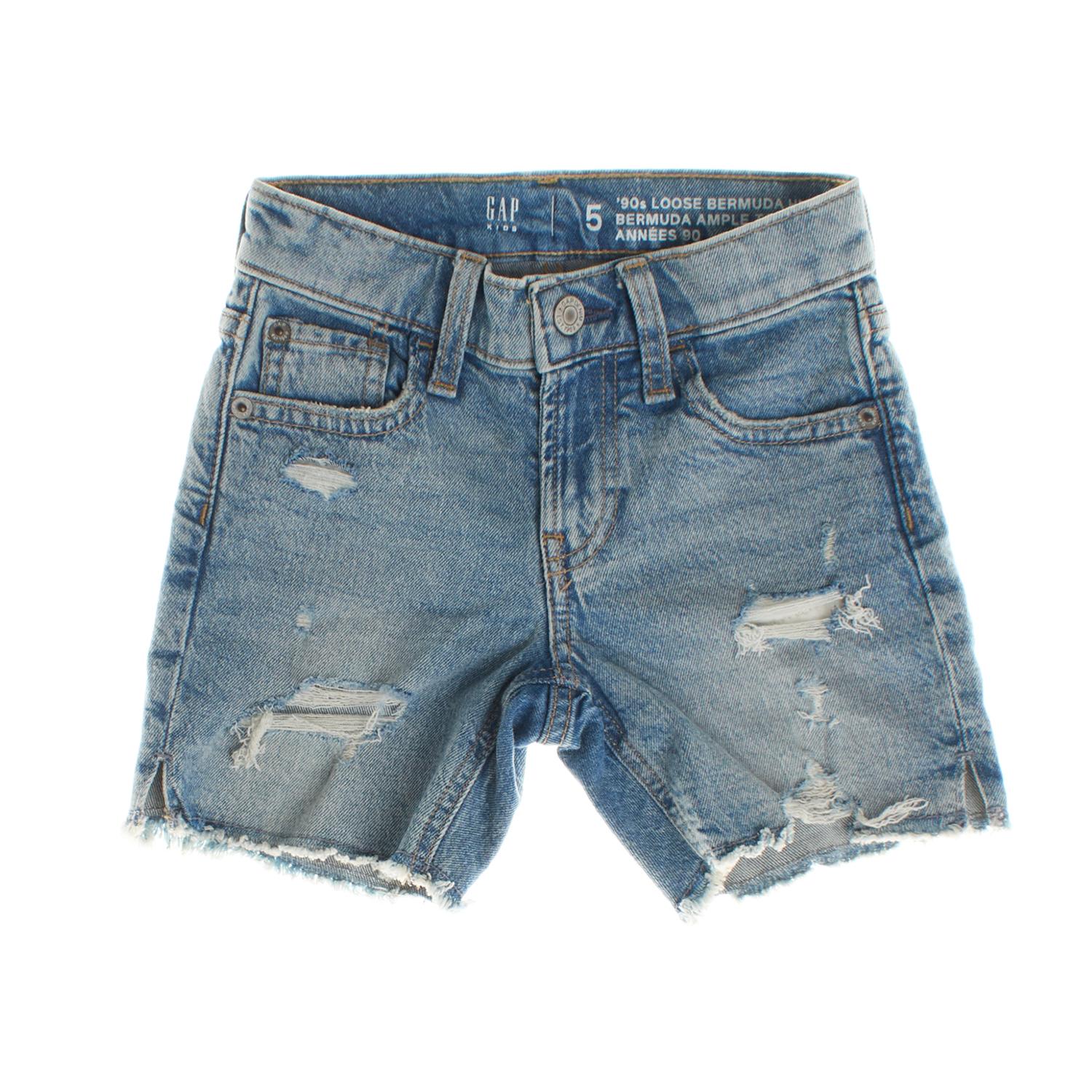 BlackPrice Losse, hoog getailleerde Bermudashorts 600982 voor meisjes 10 AÑOS blauw