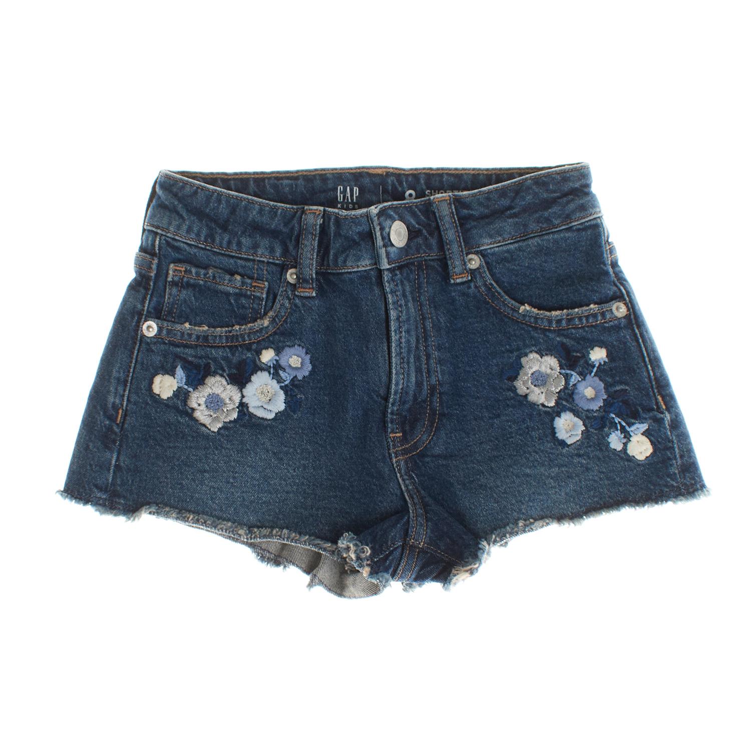 BlackPrice High-waisted geborduurde shorts 601037 voor meisjes 10 AÑOS blauw