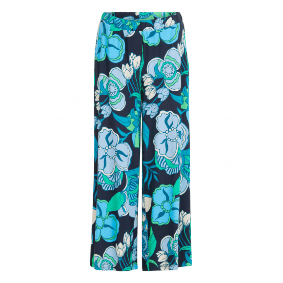 Betty Barclay - Blauw Culotte bloemenprint Blauw 44