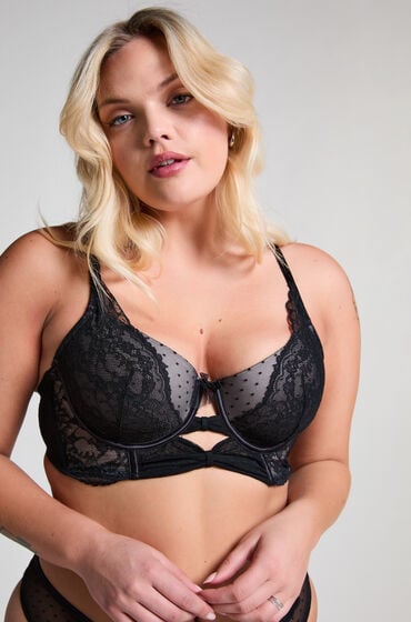 Hunkemöller Voorgevormde Longline beugel bh Juliette Zwart