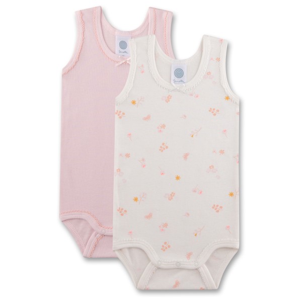 Sanetta - Kid's DP Body Sleeveless 324629+324630 - Ondergoed, wit