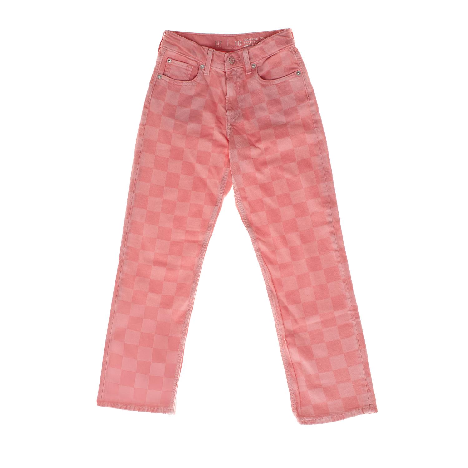 BlackPrice Meisjes Rechte Geruite Jeans 484105 12 AÑOS roze