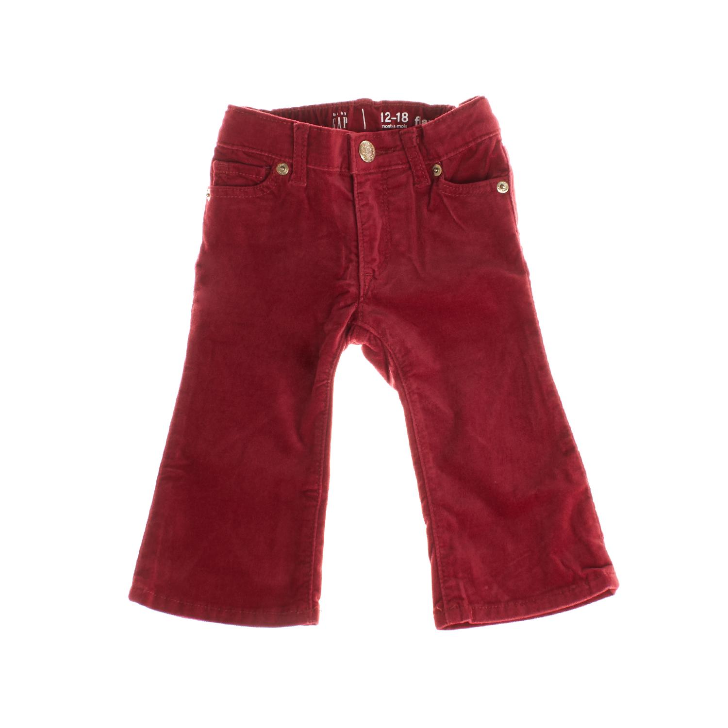 BlackPrice Fluwelen flare jeans 810673 voor meisjes 12-18 MESES rood