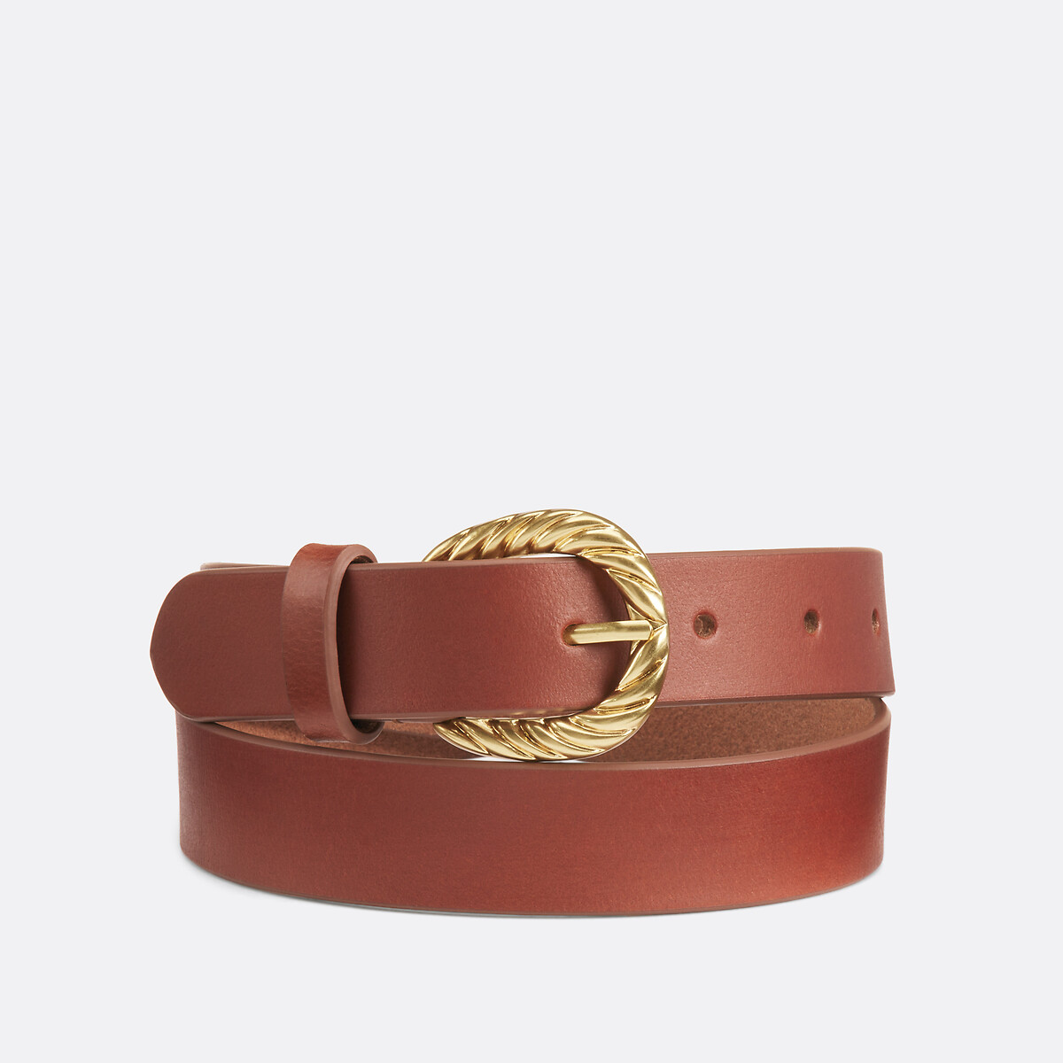 LA REDOUTE COLLECTIONS Leren riem met fantasiegesp