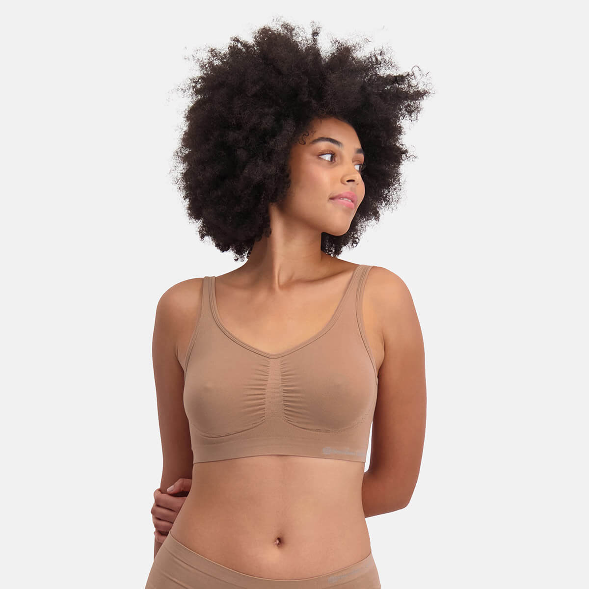 Bamboo Basics Seamless Bra Nova (2-pack) - Tan