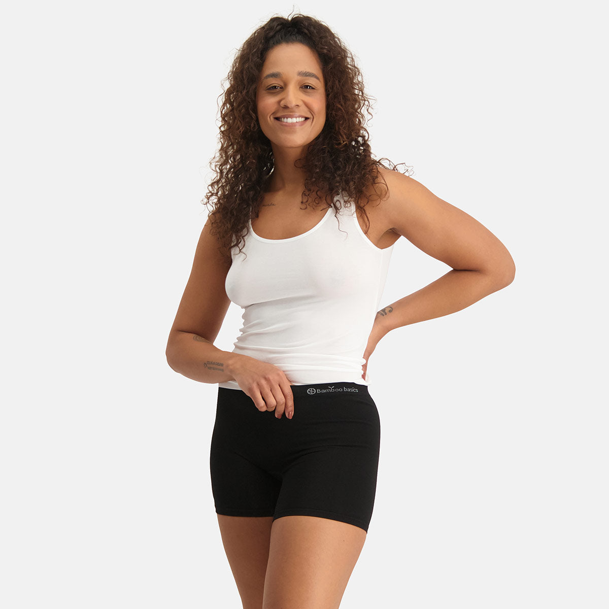Bamboo Basics Seamless Boxershorts Selena (2-pack) - Zwart