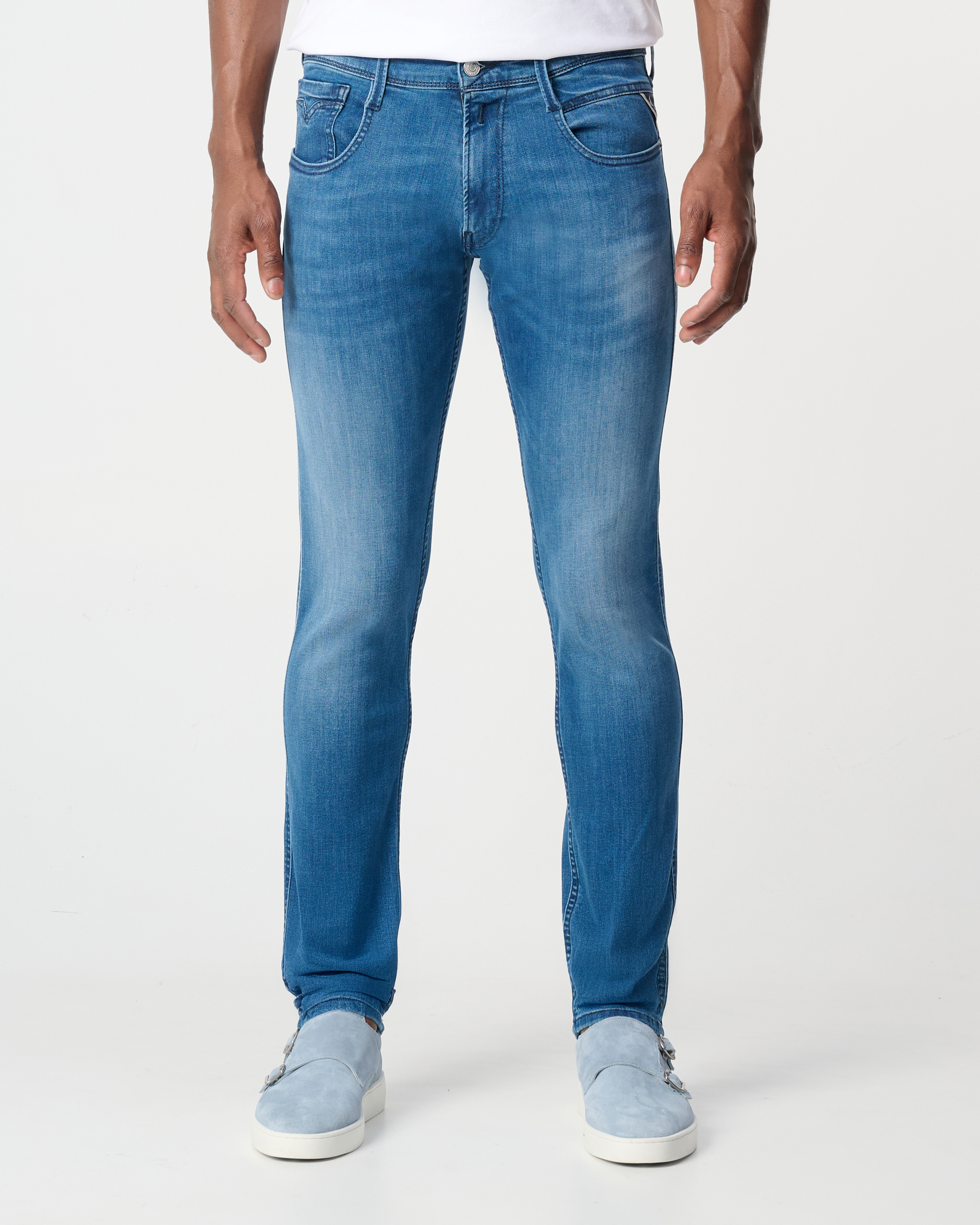 Replay Anbass Powerstretch Heren Jeans