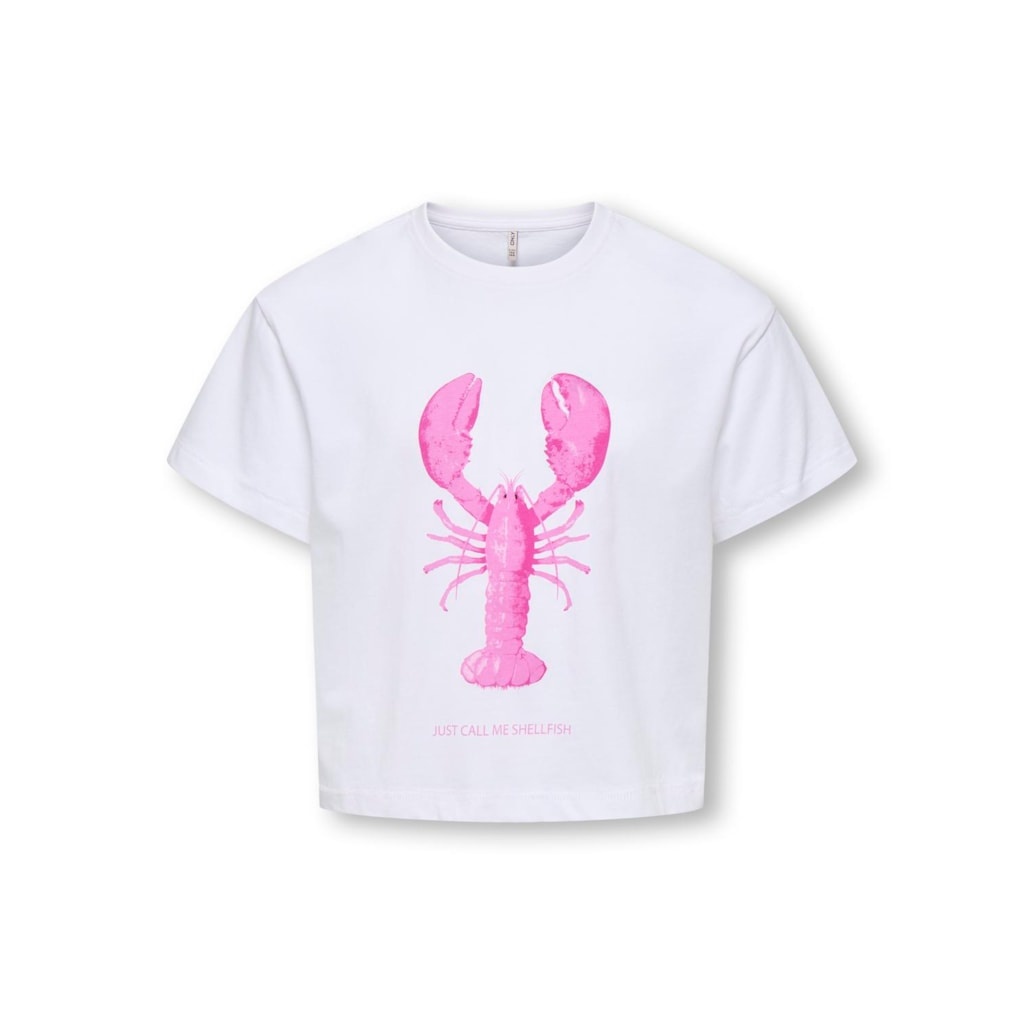 Kids ONLY zomer top S/S meisjes - print - wit - Kogkelly