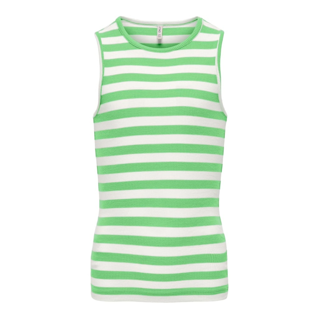 Kids ONLY zomer top meisjes - rib gestreept - groen - Kogkenya