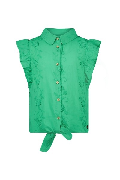 Like Flo zomer blouse meisjes - zee groen - Cindy