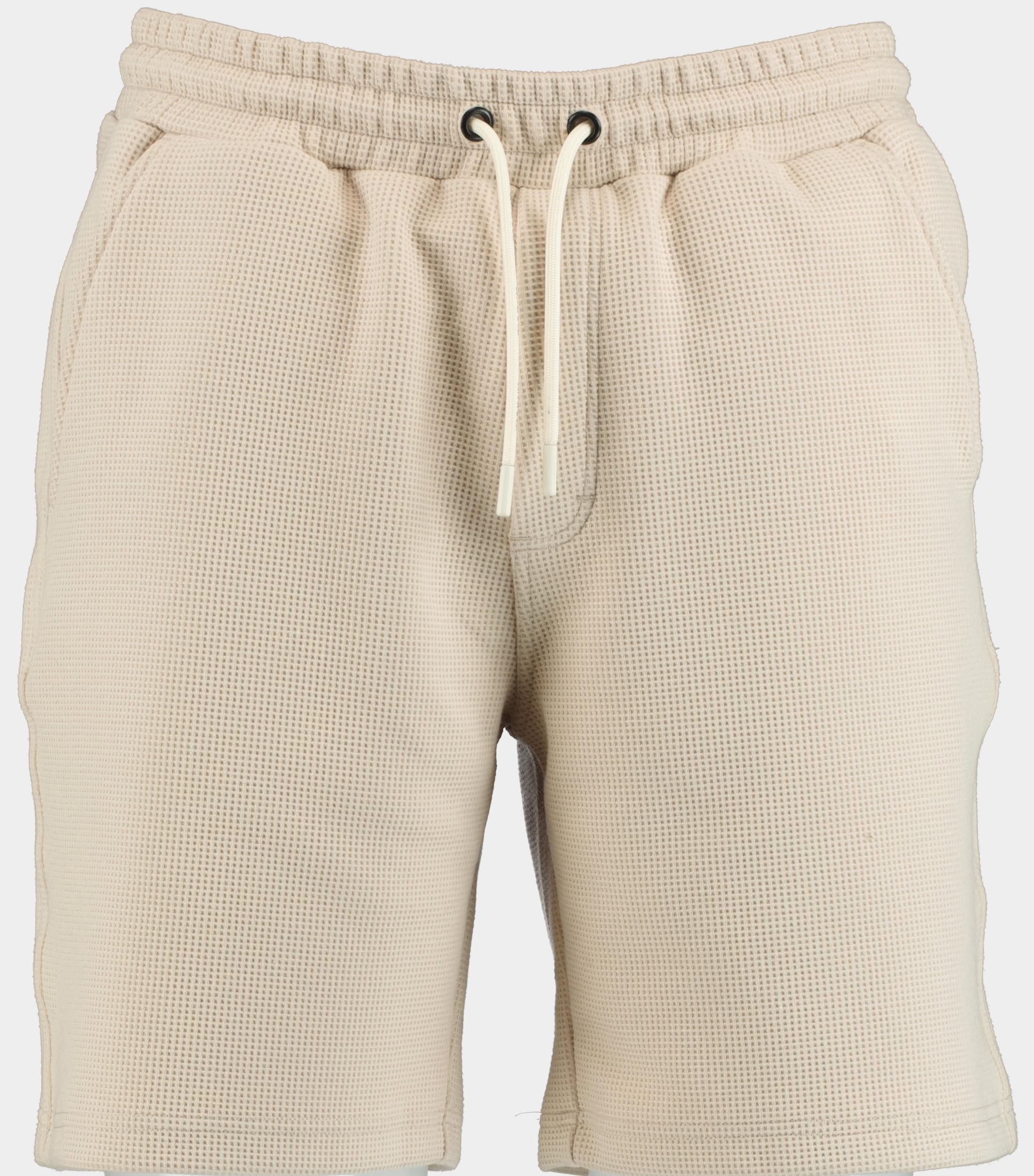 Bos Bright Blue Supply & co. korte broek sean waffle sweat short 25109se10/190 pebble