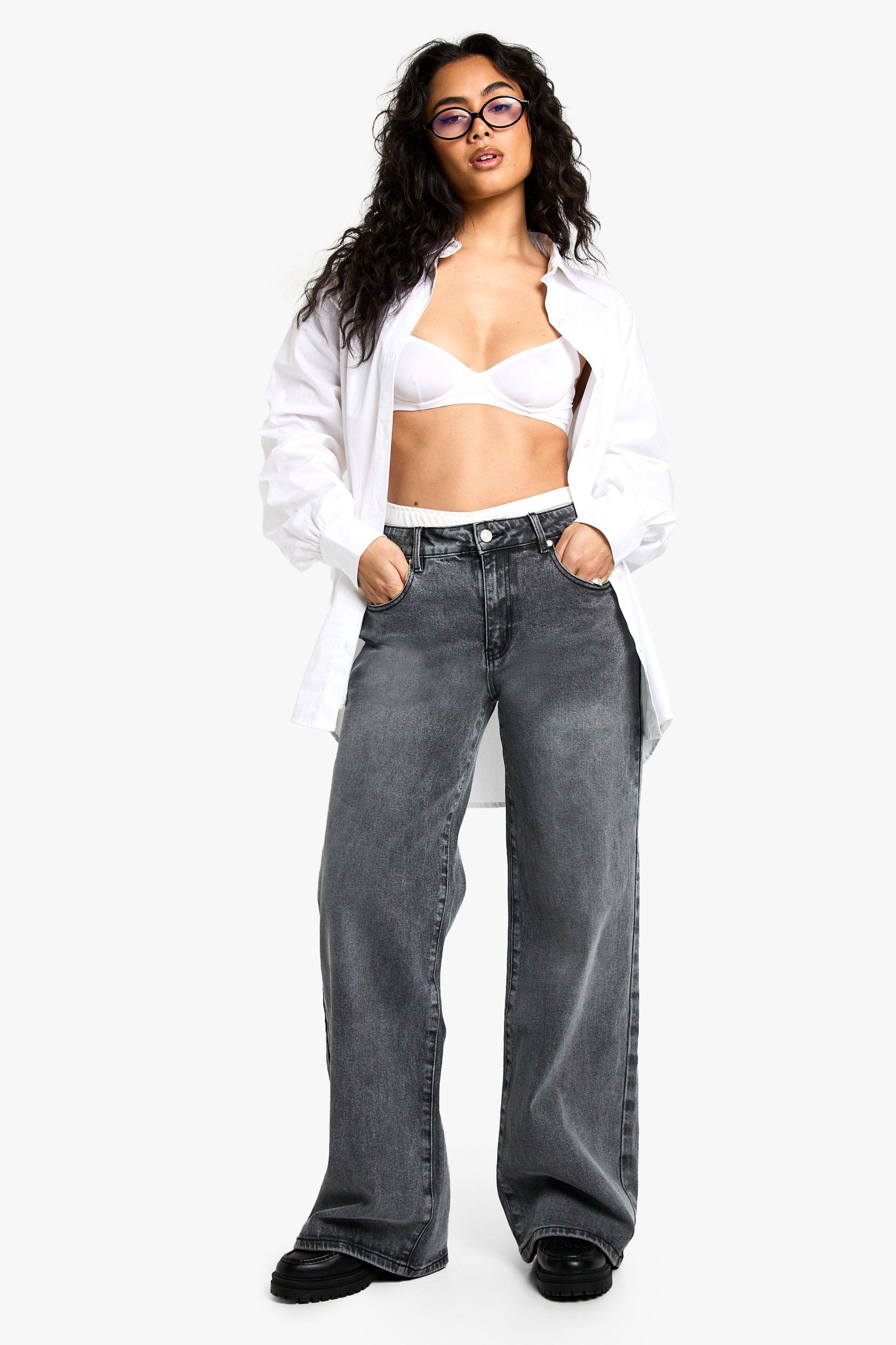 Boohoo Boyfriend Jeans, Grey