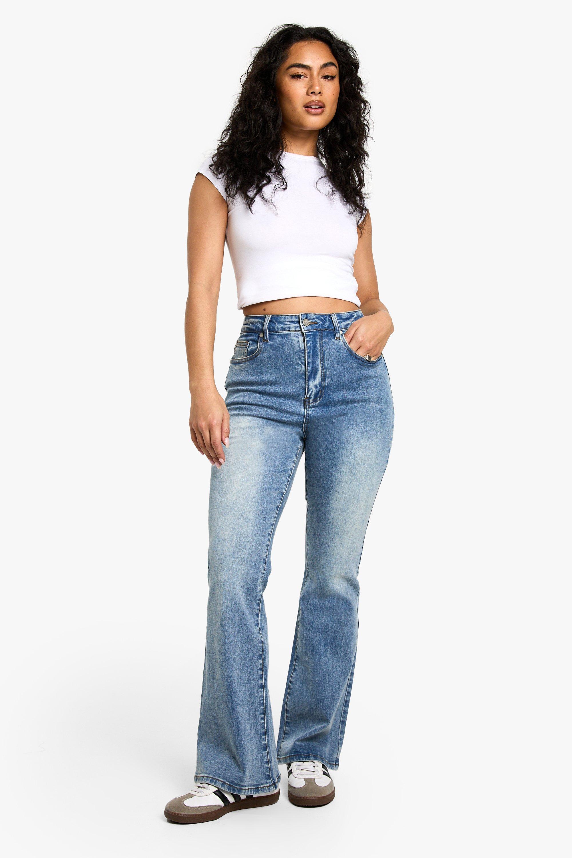 Boohoo Flared Jeans, Vintage Wash