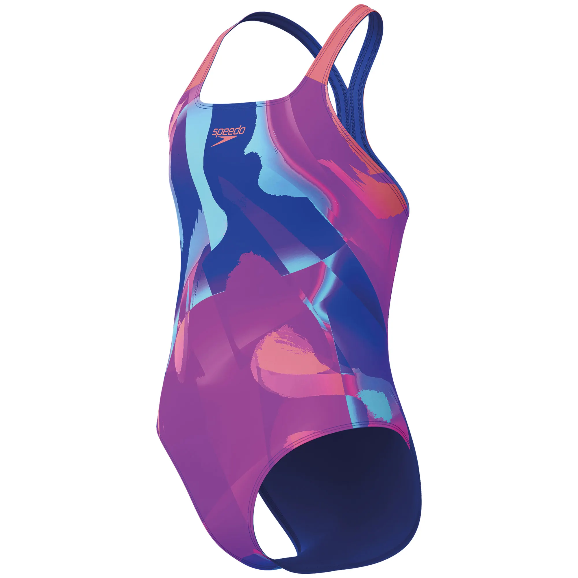 Speedo ECO+ Digital Allover Powerback Badpak Meisjes