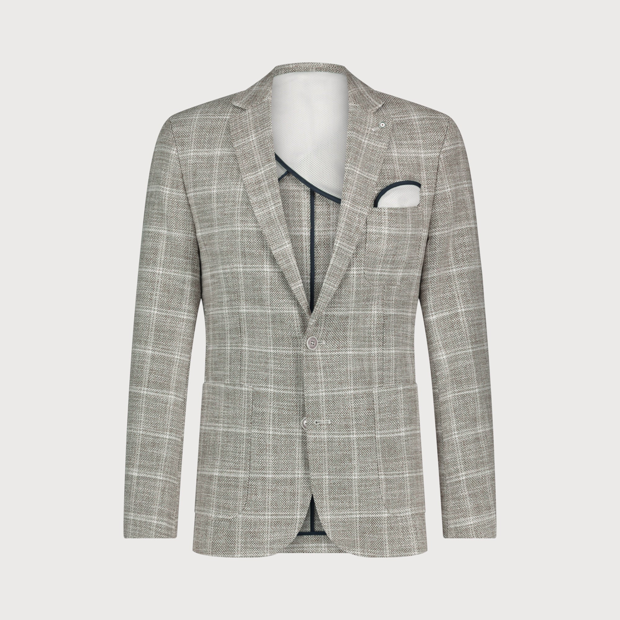 Blue Industry Cotton linnen colbert |