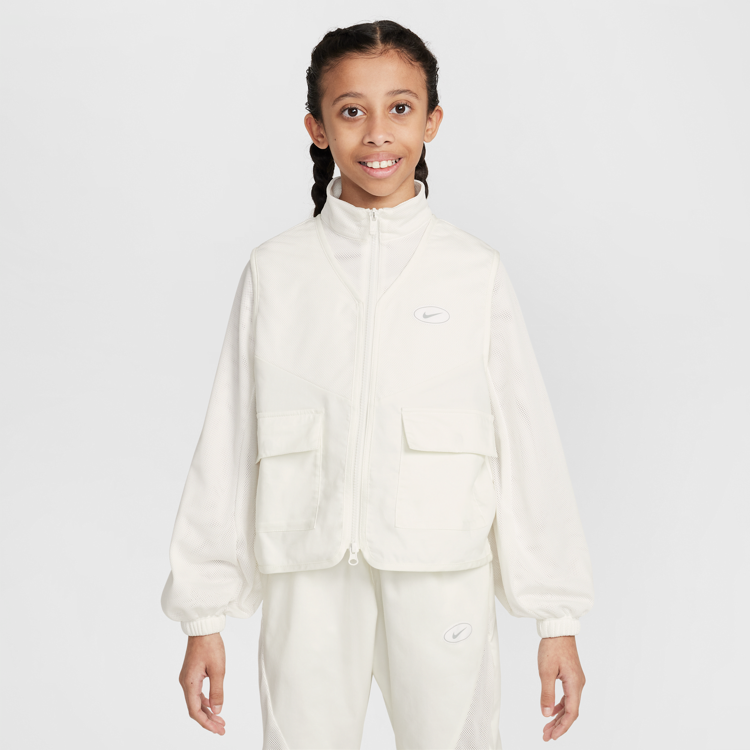 Nike Sportswear meisjesjack - Wit