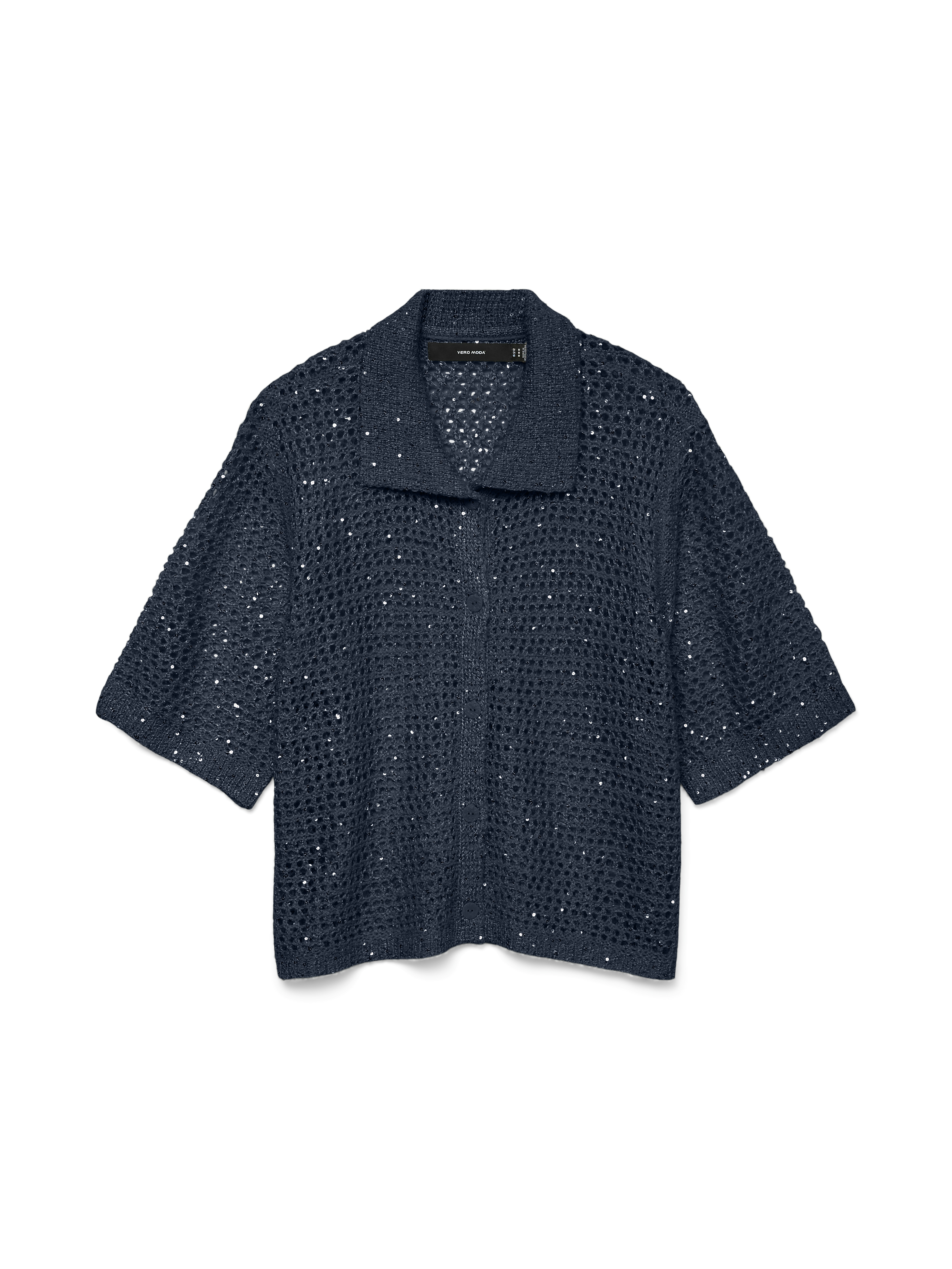 Vero Moda Vmleilani glitter 2/4 poloneck card