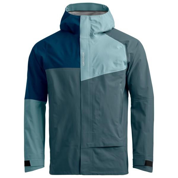 Ortovox - Seceda 3L Jacket - Hardshelljas, blauw