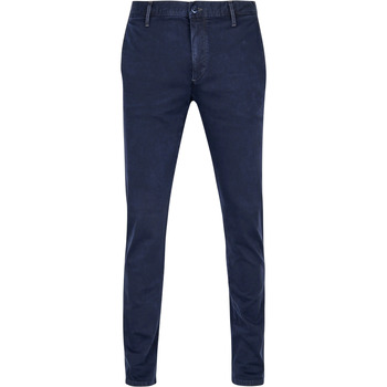 Broek Alberto Rob T400 Dynamic Chino Donkerblauw
