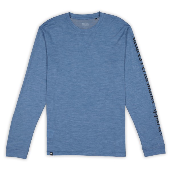 Mons Royale - Zephyr Merino Cool L/S - Merinoshirt, blauw