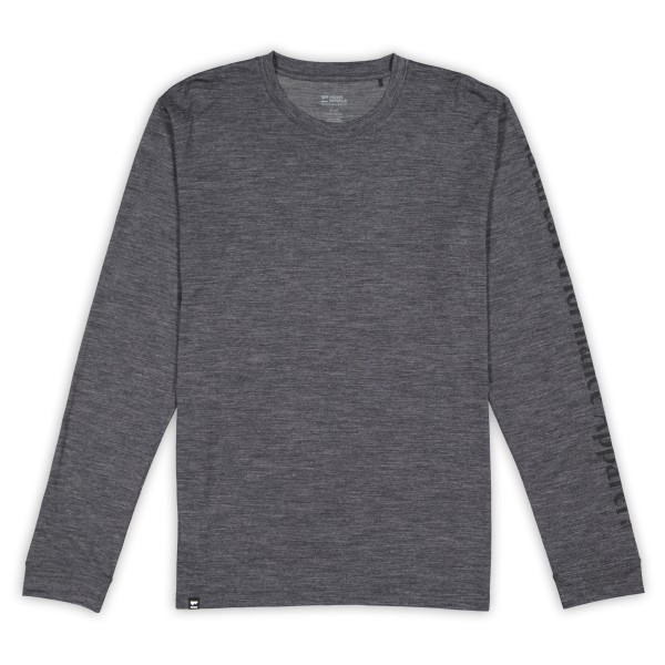 Mons Royale - Zephyr Merino Cool L/S - Merinoshirt, grijs