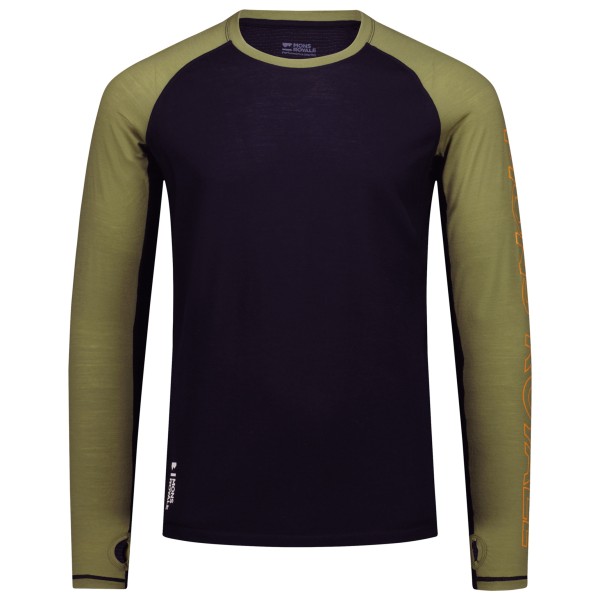 Mons Royale - Temple Tech L/S - Merino-ondergoed, blauw