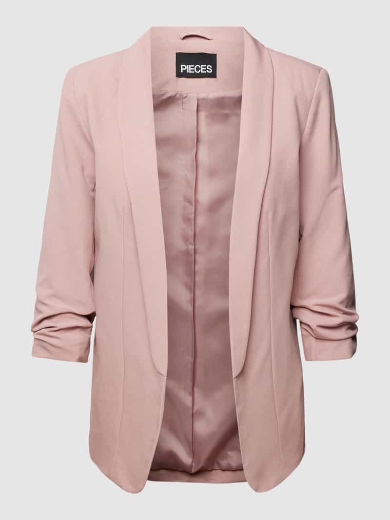 pieces Blouseblazer PCBOSELLA 3/4 BLAZER NOOS met plooidetail op de mouw