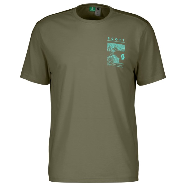 Scott - Defined Dri S/S - Sportshirt, olijfgroen