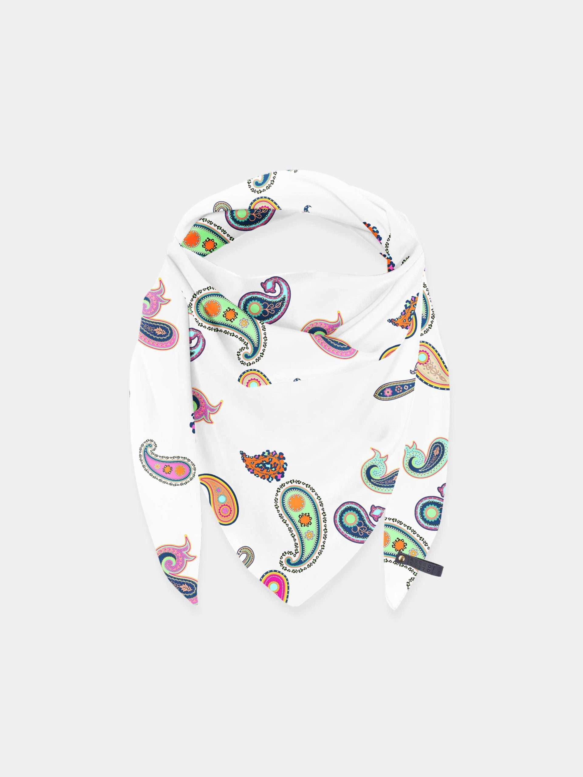 Mucho Gusto Sjaal st. tropez viscose multicolor paisley