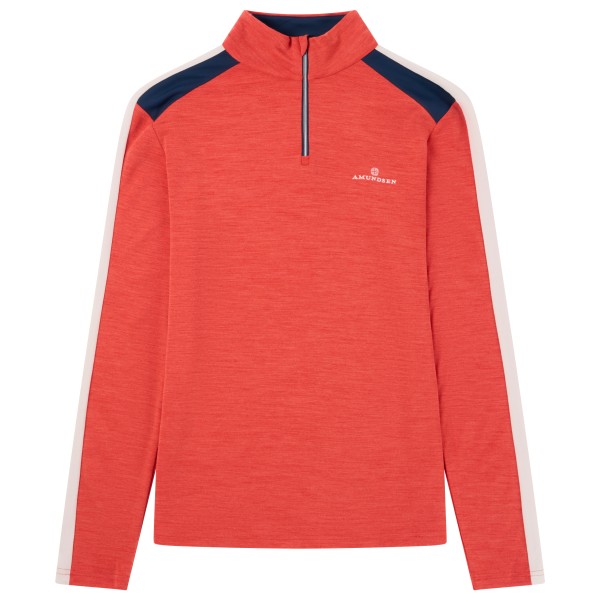 Amundsen Sports - 5Mila Half Zip - Merinovest, rood