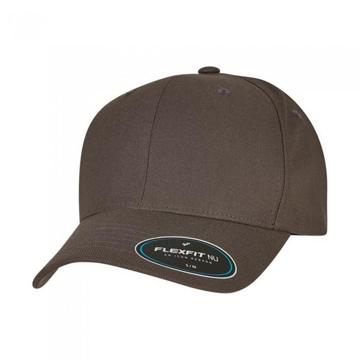 Flexfit unisex volwassen NU-baseballpet One Size donkergrijze kleur