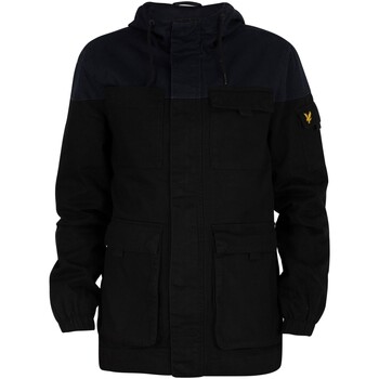 Lyle & Scott Parka Jas Lyle & Scott Contrast juk jas
