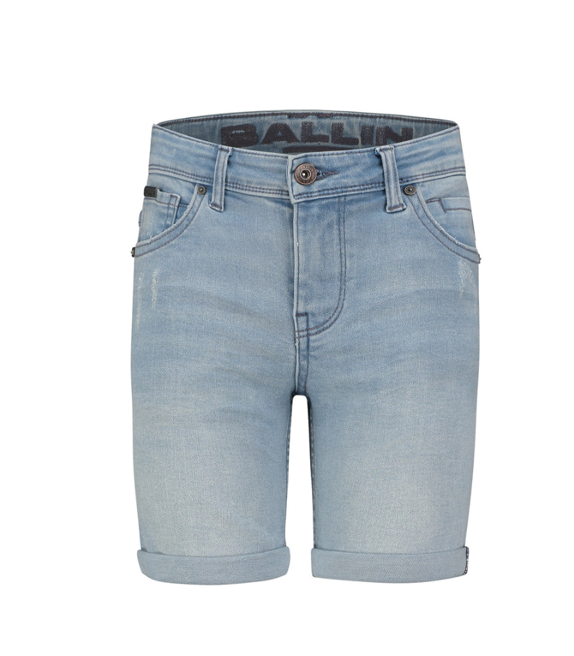 Ballin Amsterdam Jeans short jaxx skinny fit denim licht