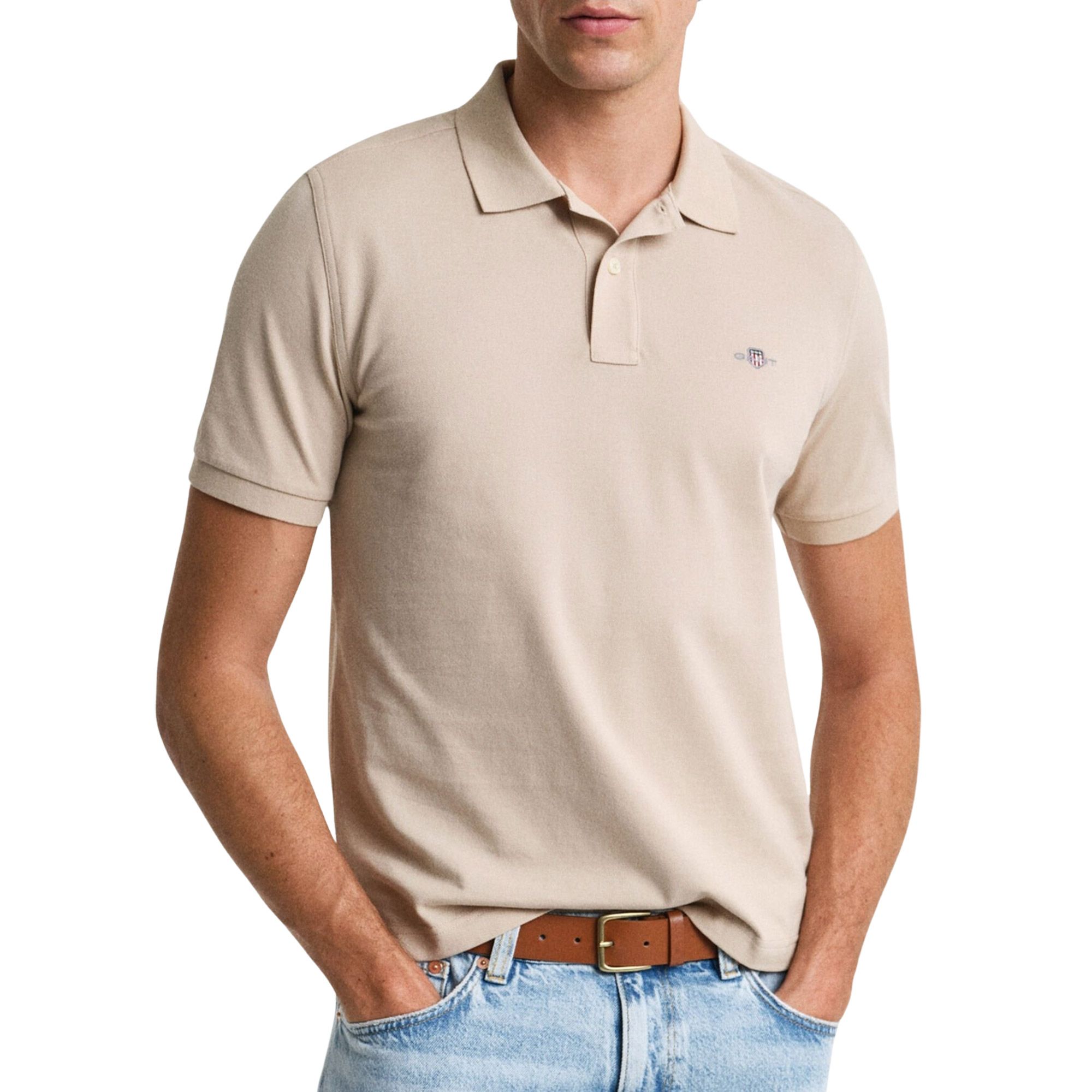 Gant Shield Pique Polo Heren