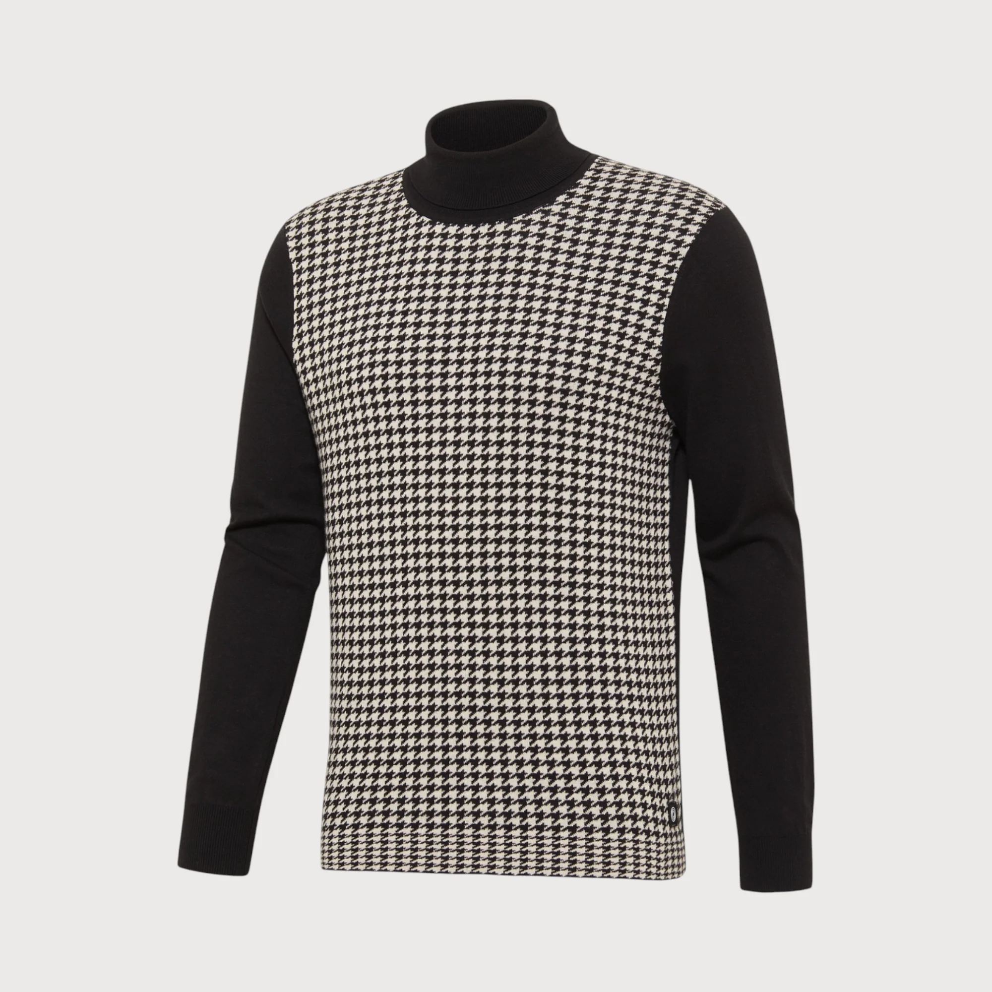 Blue Industry Koltrui met pied de poule motief |