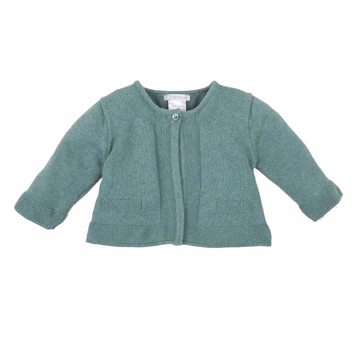 Tutto Piccolo Meisjes 3730W17 Tricot gebreide jas 5 AÑOS groen
