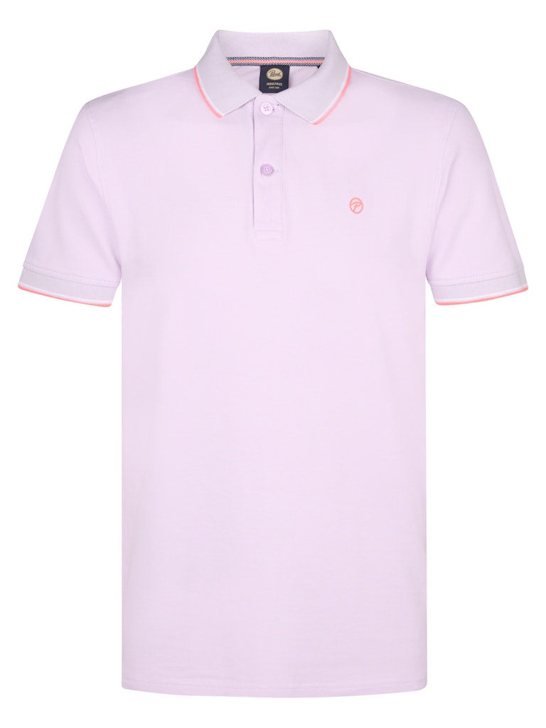 Petrol Industries men polo short sleeve m-ros-pol003 4111 lilac grey