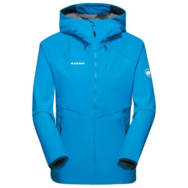 Mammut - Women's Ultimate Comfort Softshell Hooded Jacket - Softshelljack, blauw