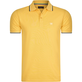 Polo Shirt Korte Mouw Cappuccino Italia Polo Applique Pique