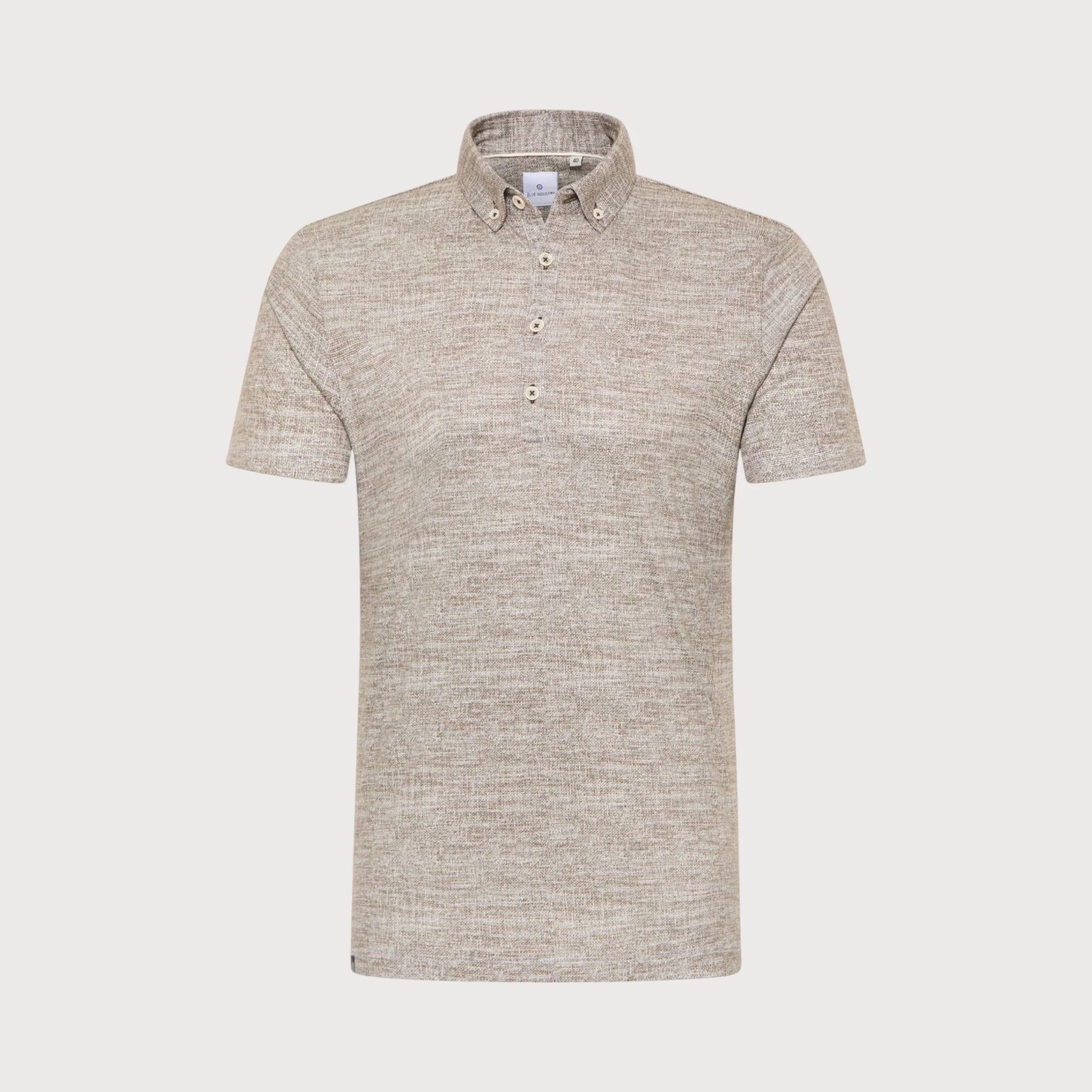 Blue Industry Button down polo |