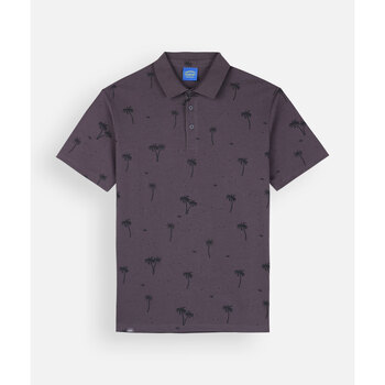 Polo Shirt Korte Mouw Oxbow Polo met korte mouwen en allover print PALMS