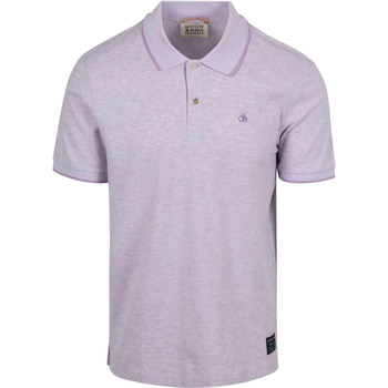 Scotch & Soda T-shirt Scotch & Soda Melange Polo Purple