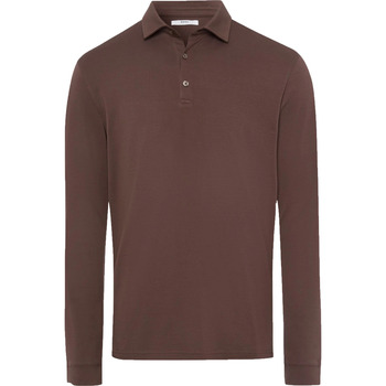 T-shirt Brax Longsleeve Polo Pirlo Bruin